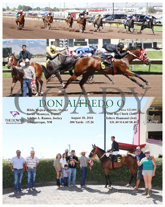 Don Alfredo O - 08-18-24 R06 Alb Downs At Albuquerque