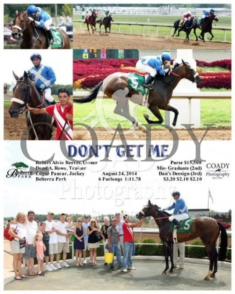 Don’t Get Me - 082414 Race 01 Btp Belterra Park