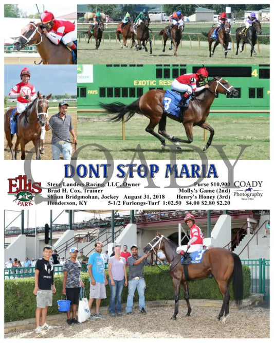 Dont Stop Maria - 083118 Race 06 Elp Ellis Park