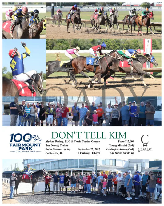 DON’T TELL KIM - 09-27-25 - R03 - FP Fanduel Sportsbook Horse Racing