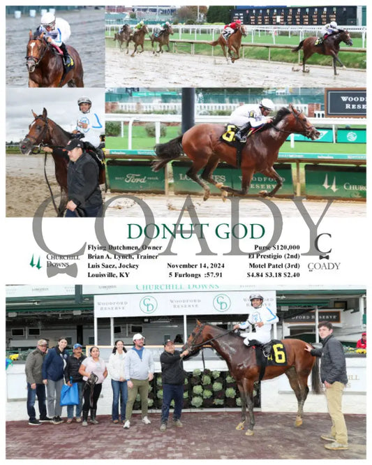 Donut God - 11-14-24 R07 Cd Churchill Downs