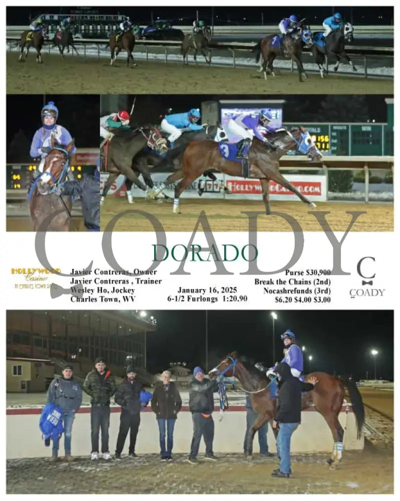 Dorado - 01-16-25 R08 Ct Hollywood Casino At Charles Town Races