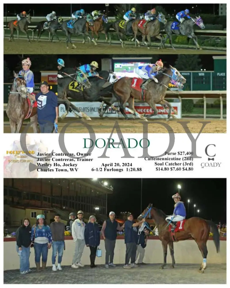 Dorado - 04-20-24 R06 Ct Hollywood Casino At Charles Town Races