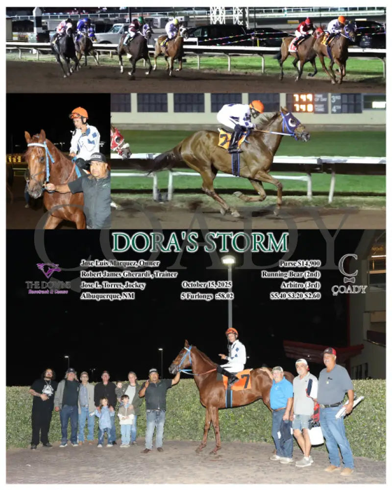 DORA’S STORM - 10-15-25 - R05 - ALB Downs at Albuquerque