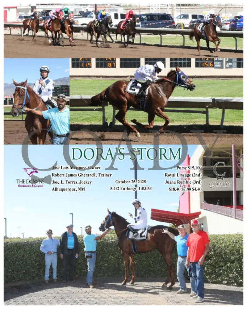 DORA’S STORM - 10-25-25 - R02 - ALB Downs at Albuquerque