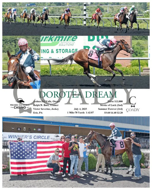 DOROTEA DREAM - 07-04-25 - R08 - PID Presque Isle Downs