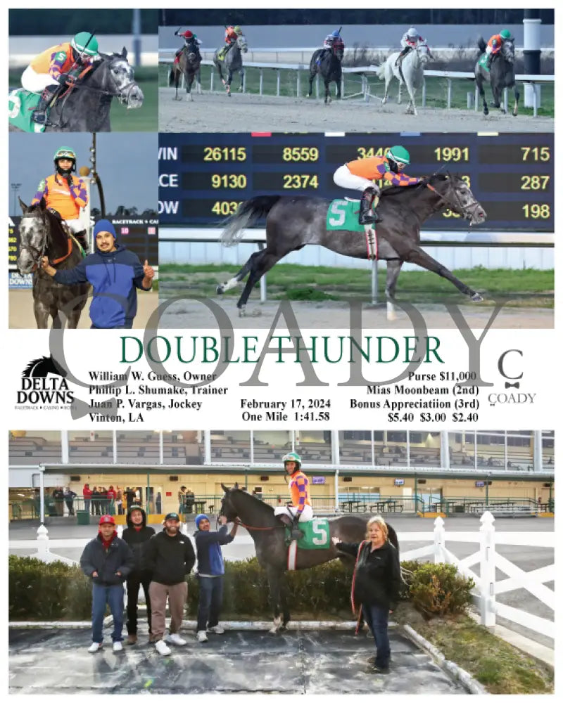 Double Thunder - 02 - 17 - 24 R02 Ded Delta Downs