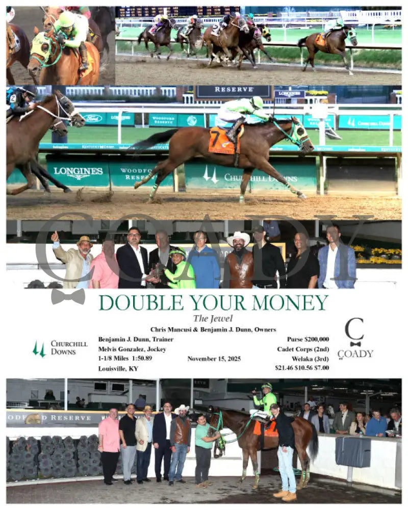 DOUBLE YOUR MONEY - The Jewel - 11-15-25 - R10 - CD - Coady Media - Kurtis Coady Photography