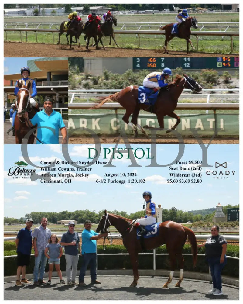 D’pistol - 081024 Race 02 Btp Belterra Park