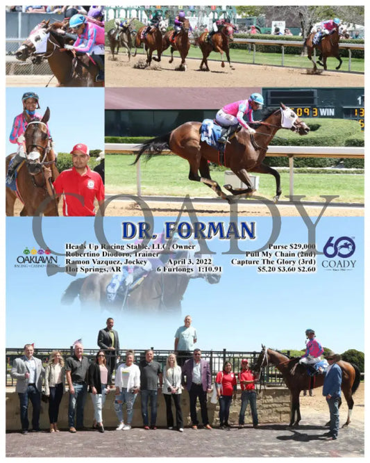 Dr. Forman - 04-03-22 R02 Op Oaklawn Park