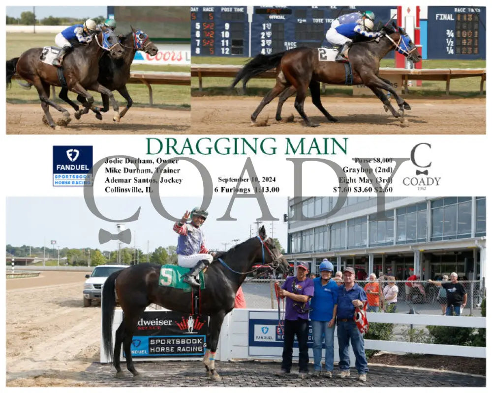 Dragging Main - 09-10-24 R05 Fan Fanduel Sportsbook Horse Racing