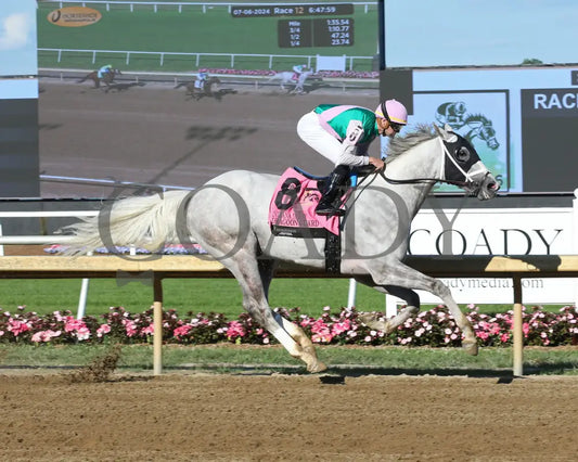 Dragoon Gaurd - Indiana Derby 30Th Running G3 07-06-24 R12 Horseshoe Finish 01 Samantha Pagels Grand
