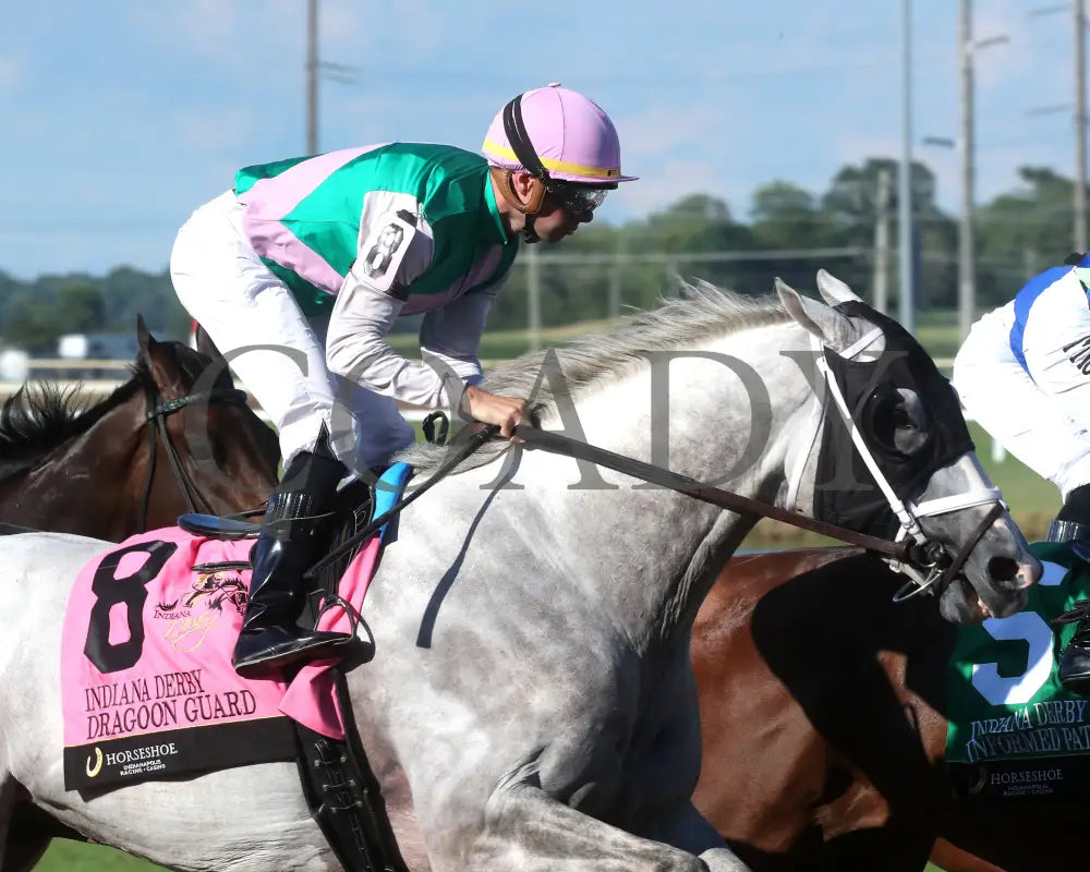 Dragoon Gaurd - Indiana Derby 30Th Running G3 07-06-24 R12 Horseshoe First Pass 02 Renee Torbit