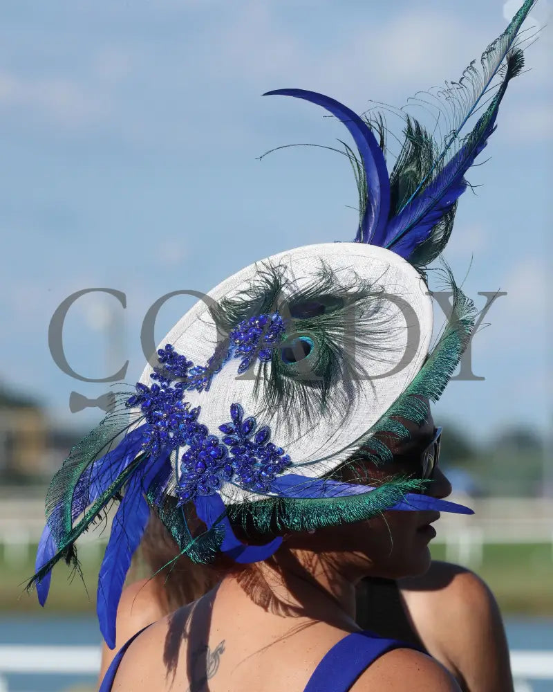 Dragoon Gaurd - Indiana Derby 30Th Running G3 07-06-24 R12 Horseshoe Hat 01 Renee Torbit Grand