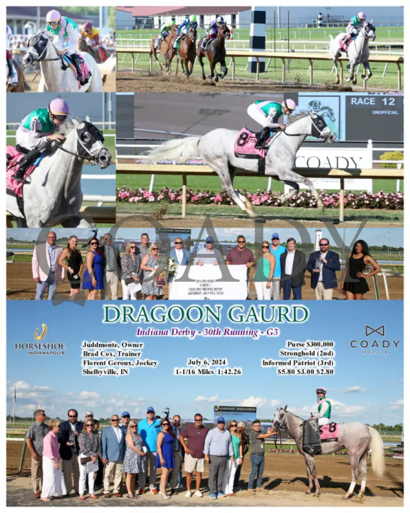 Dragoon Gaurd - Indiana Derby 30Th Running G3 07-06-24 R12 Ind Grand