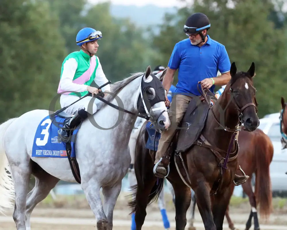 Dragoon Guard - The West Virginia Derby G3 08-04-24 R08 Mnr Post Parade 04 Mountaineer Park
