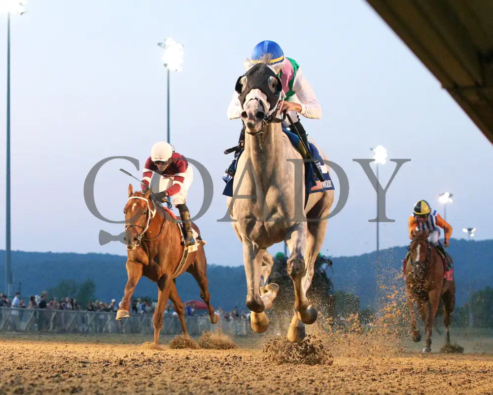 Dragoon Guard - The West Virginia Derby G3 08-04-24 R08 Mnr Under Rail 01 Mountaineer Park