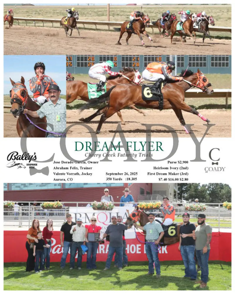 DREAM FLYER - Cheery Creek Futurity Trials - 09-26-25 - R02 - ARP Arapahoe Park