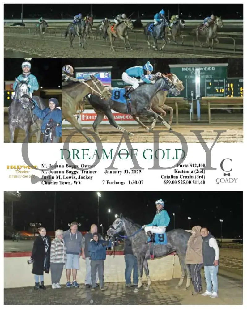 Dream Of Gold - 01-31-25 R01 Ct Hollywood Casino At Charles Town Races