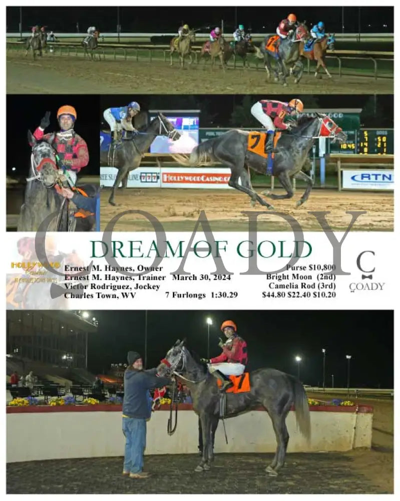 Dream Of Gold - 03 - 30 - 24 R08 Ct Hollywood Casino At Charles Town Races