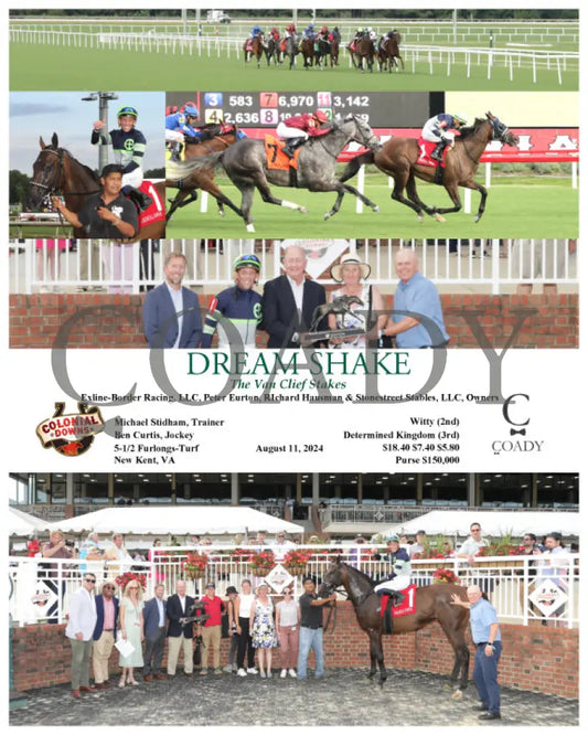 DREAM SHAKE - The Van Clief Stakes - 08-11-24 - R08 - CNL - Coady Media - Kurtis Coady Photography