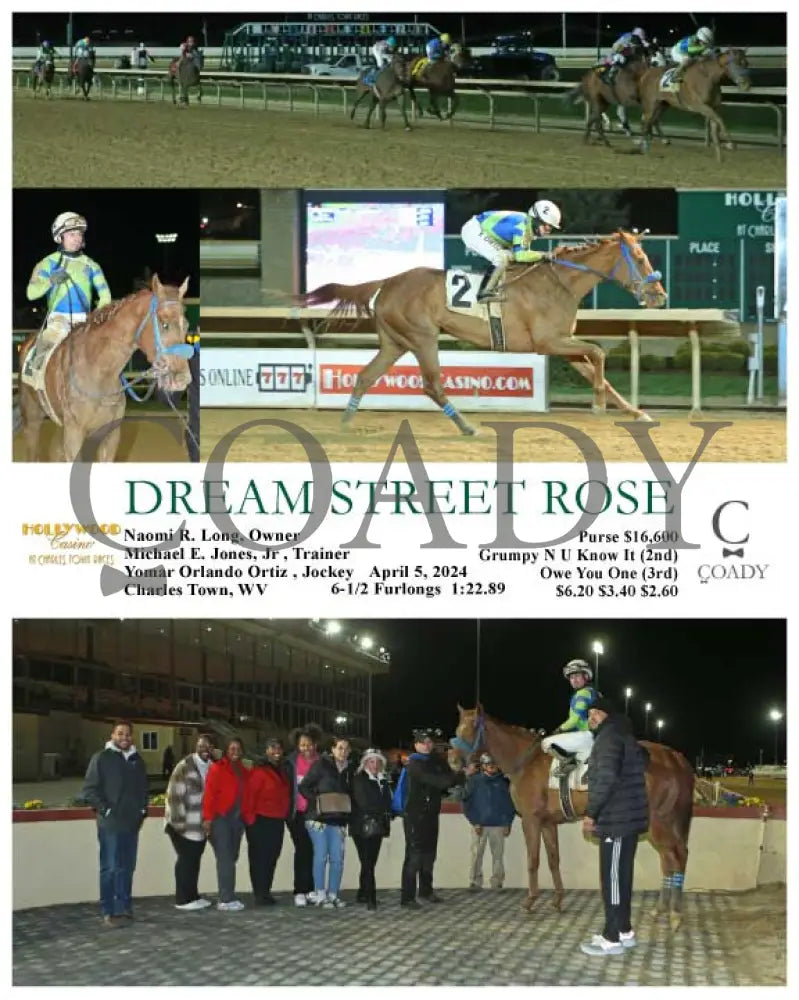 Dream Street Rose - 04 - 05 - 24 R04 Ct Hollywood Casino At Charles Town Races