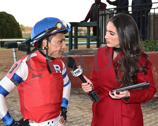 DREAMINBLUE - SILKS OVERNIGHT STAKES - 12-19-25 - R09 - OP - Interview 01 - Coady Media - Kurtis Coady Photography