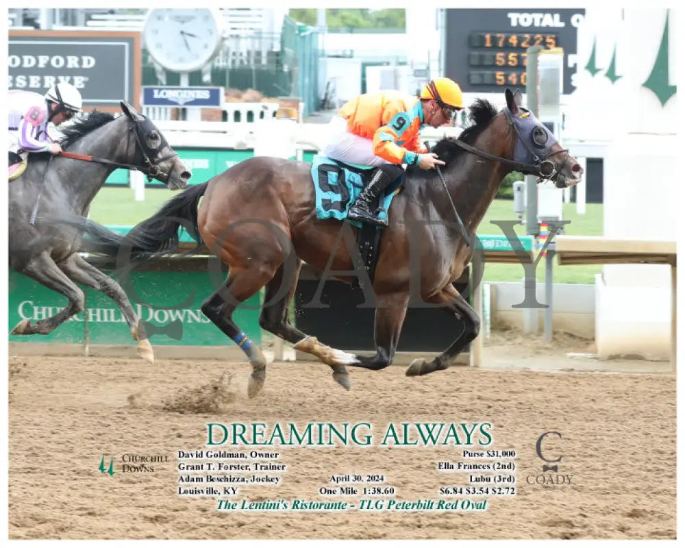 Dreaming Always - 04-30-24 R06 Cd A Churchill Downs