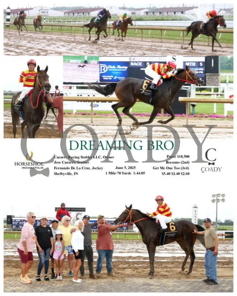 DREAMING BRO - 06-05-25 - R05 - IND Indiana Grand