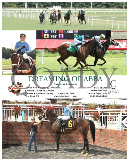 Dreaming Of Abba - Virginia Tourism 08-24-24 R03 Cnl Colonial Downs