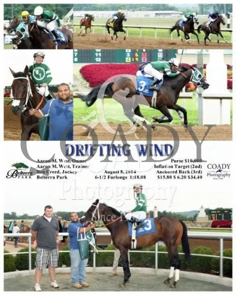 Drifting Wind - 080814 Race 03 Btp Belterra Park