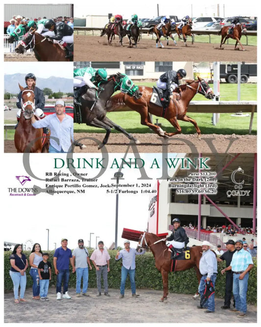 Drink And A Wink - 09-01-24 R04 Alb Downs At Albuquerque