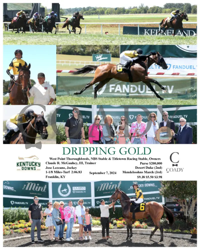 Dripping Gold - 09-07-24 R03 Kd Kentucky Downs