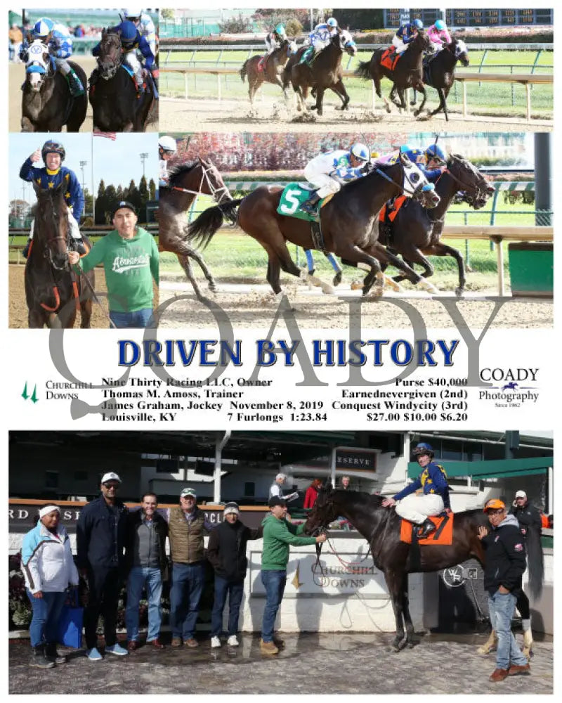 Driven By History - 11-08-19 R01 Cd Churchill Downs