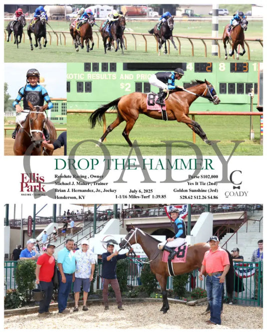 DROP THE HAMMER - 07-06-25 - R09 - ELP Ellis Park