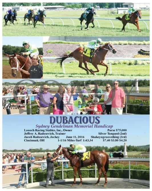 Dubacious - 061116 Race 07 Btp Belterra Park