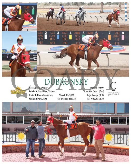 DUBRONSKY - 03-13-25 - R02 - SUN Sunland Park