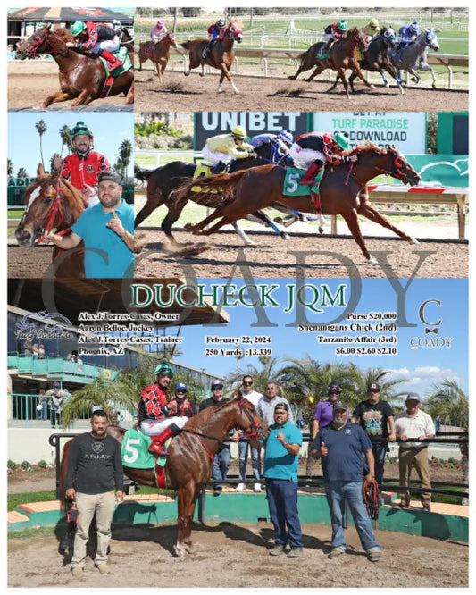 Ducheck Jqm - 02-22-24 R02 Tup Turf Paradise