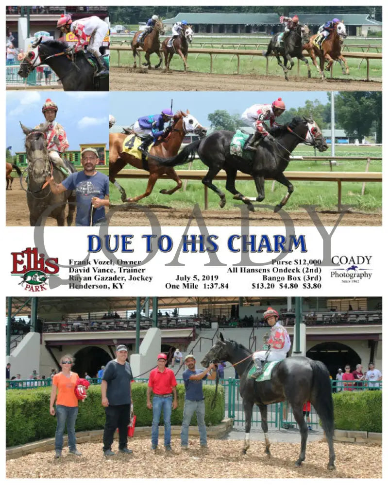 DUE TO HIS CHARM - 07-05-19 - R04 - ELP - Coady Media - Kurtis Coady Photography