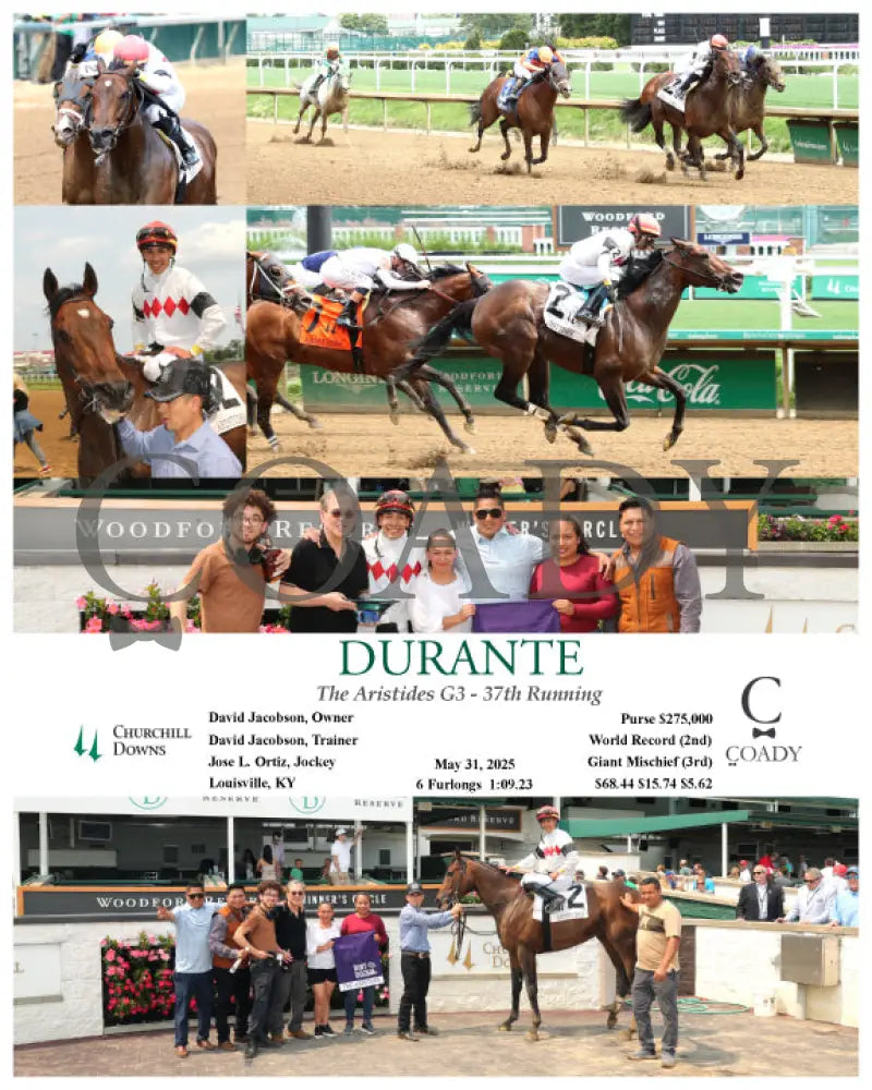 DURANTE - 053125 - Race 06 - CD The Aristides G3 - 37th Running Churchill Downs
