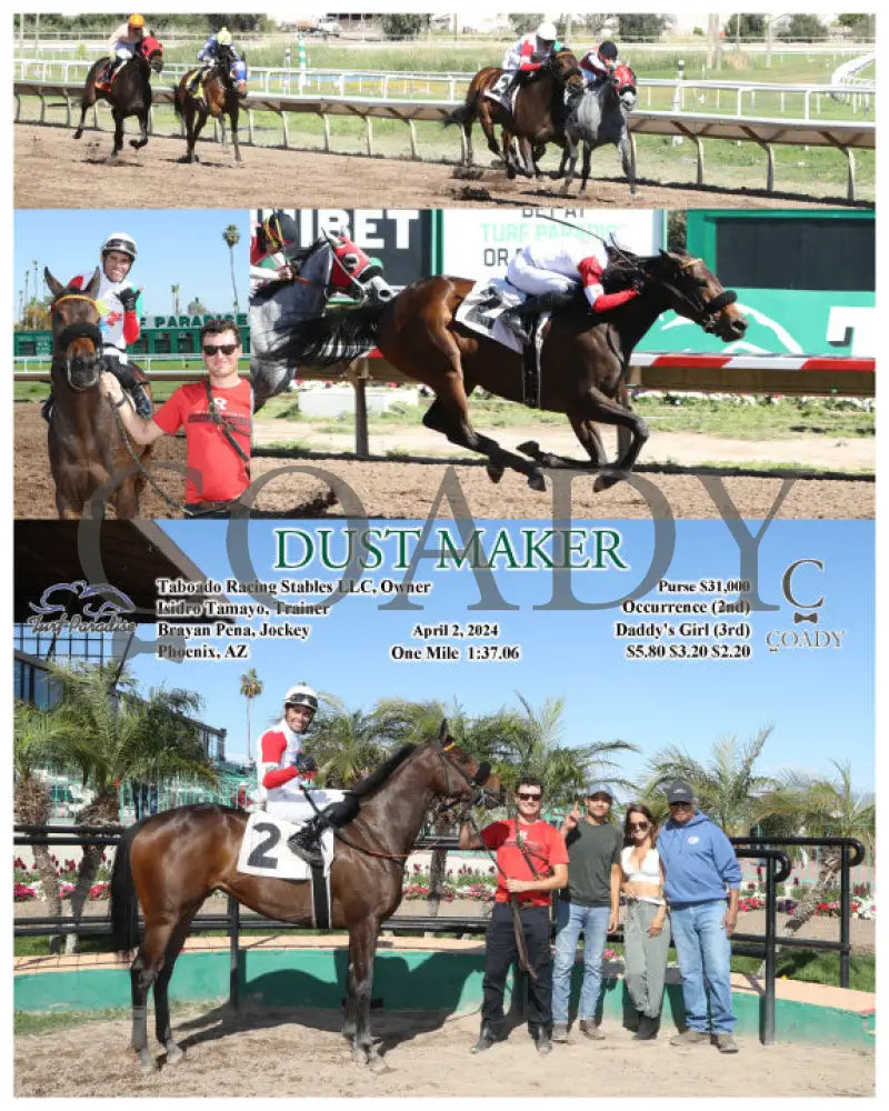 Dust Maker - 04 - 02 - 24 R05 Tup Turf Paradise