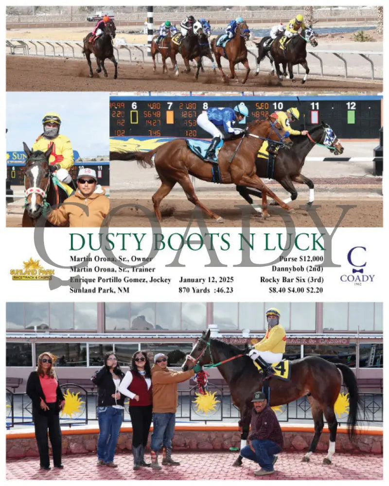 Dusty Boots N Luck - 01-12-25 R01 Sun Turfway Park