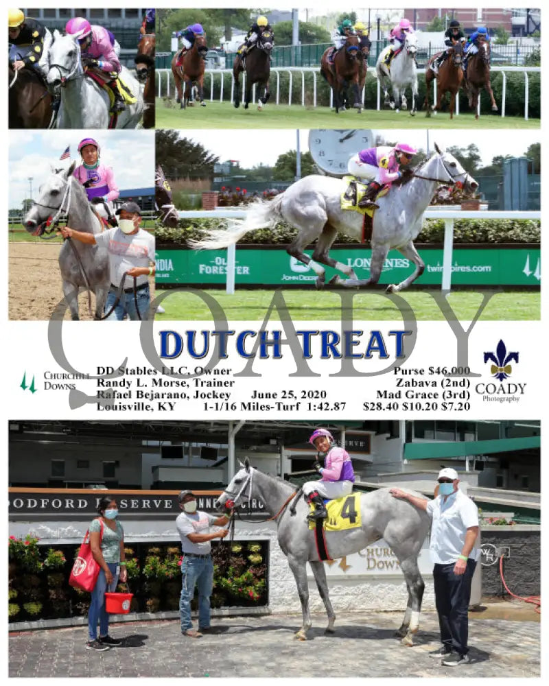 Dutch Treat - 06-25-20 R03 Cd Churchill Downs