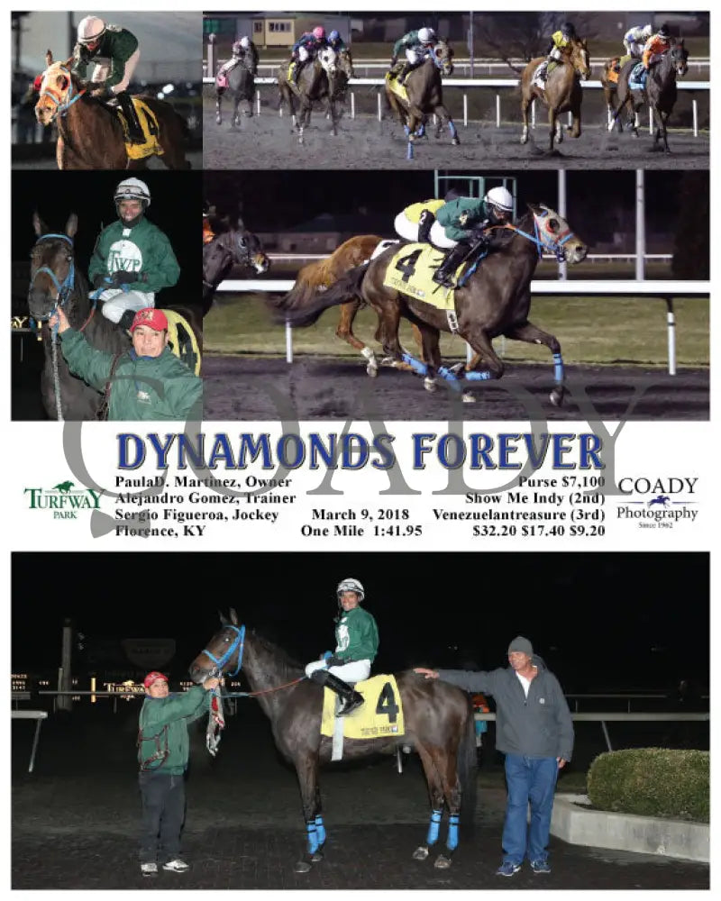 Dynamonds Forever - 030918 Race 08 Tp Turfway Park