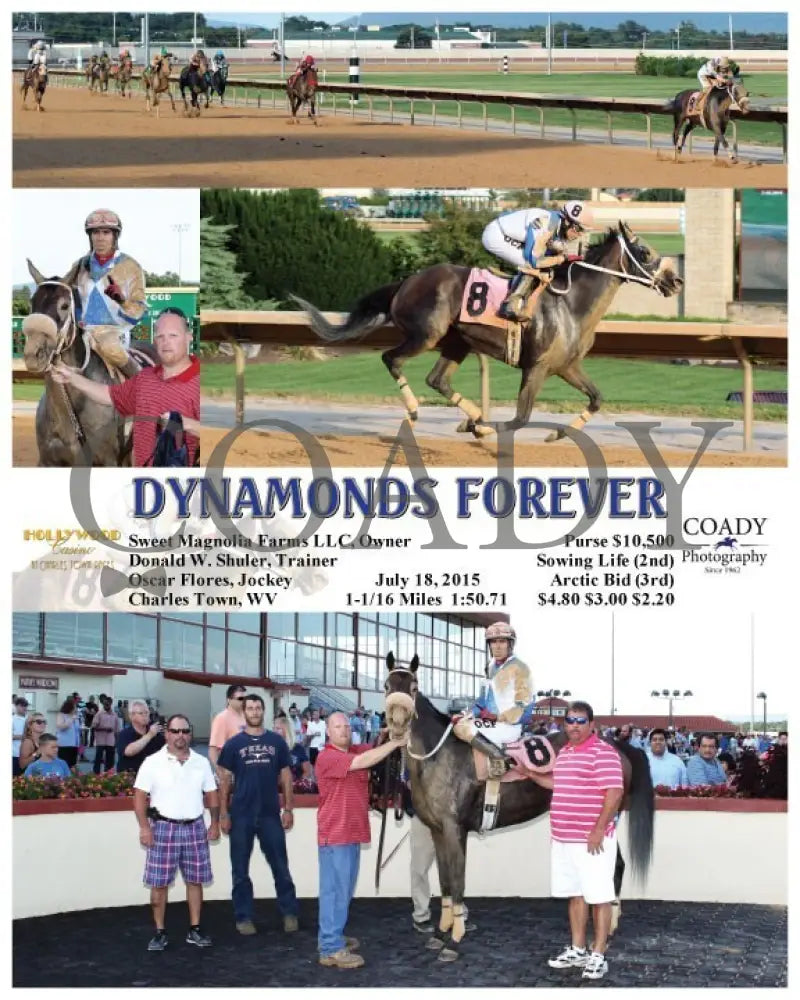 Dynamonds Forever - 071815 Race 01 Ct Hollywood Casino At Charles Town Races