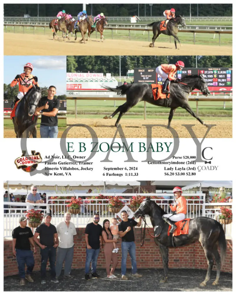 E B Zoom Baby - 09-06-24 R05 Cnl Colonial Downs