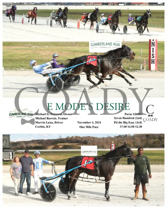 E Mode’s Desire - 11-03-24 R07 Clr Cumberland Run