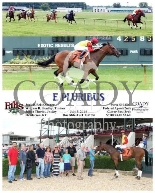 E Pluribus - 070314 Race 04 Elp Ellis Park
