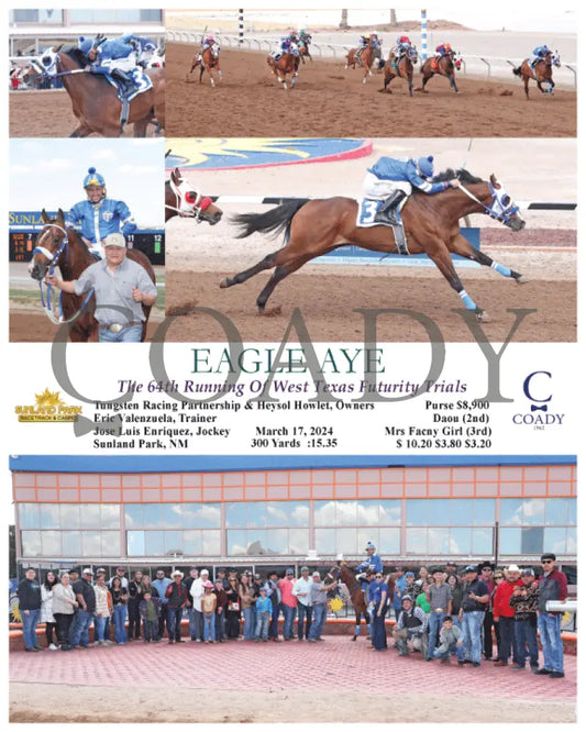 Eagle Aye - The 64Th Running Of West Texas Futurity Trials 03 - 17 - 24 R04 Sun Sunland Park