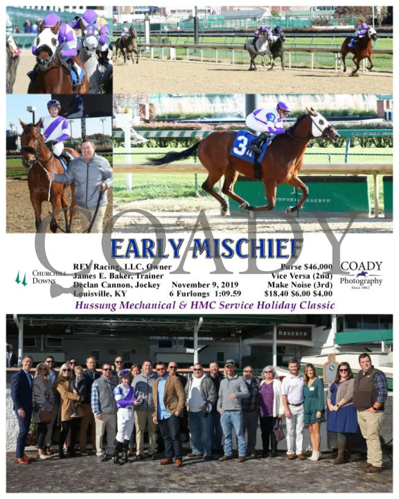 Early Mischief - 11-09-19 R03 Cd Group Churchill Downs
